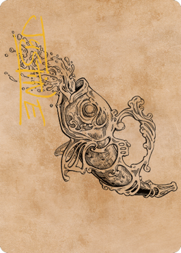 Decanter of Endless Water Art Card (Gold-Stamped Signature) [Commander Legends: Battle for Baldur's Gate Art Series] | Black Swamp Games