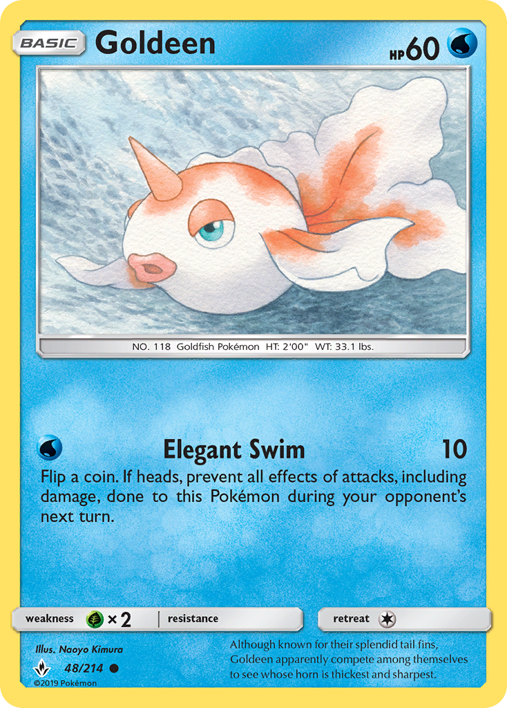 Goldeen (48/214) [Sun & Moon: Unbroken Bonds] | Black Swamp Games