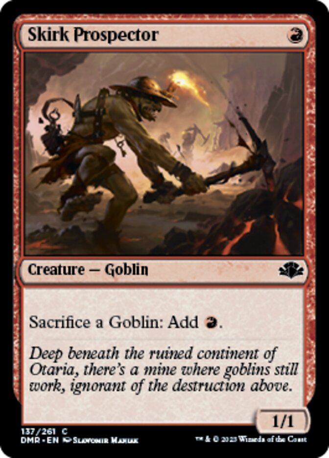 Skirk Prospector [Dominaria Remastered] | Black Swamp Games