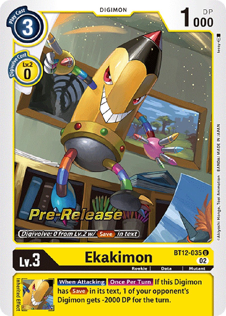 Ekakimon [BT12-035] [Across Time Pre-Release Cards] | Black Swamp Games