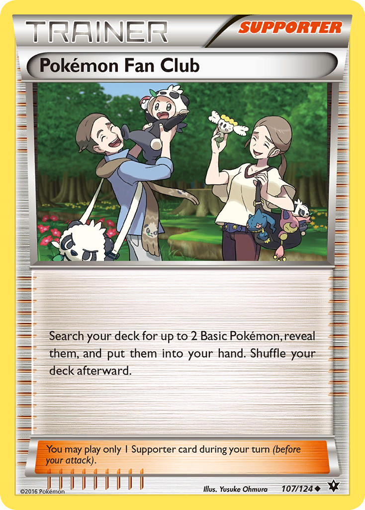 Pokemon Fan Club (107/124) [XY: Fates Collide] | Black Swamp Games