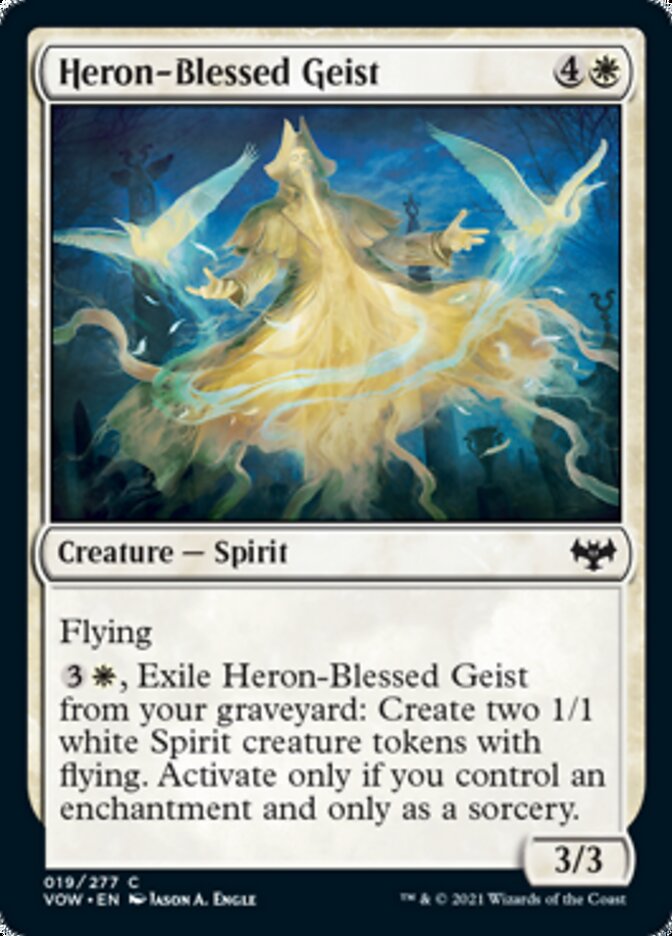 Heron-Blessed Geist [Innistrad: Crimson Vow] | Black Swamp Games