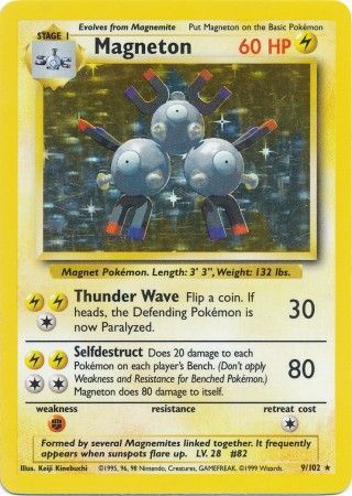 Magneton (9/102) [Base Set Unlimited] | Black Swamp Games