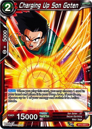 Charging Up Son Goten [BT4-008] | Black Swamp Games