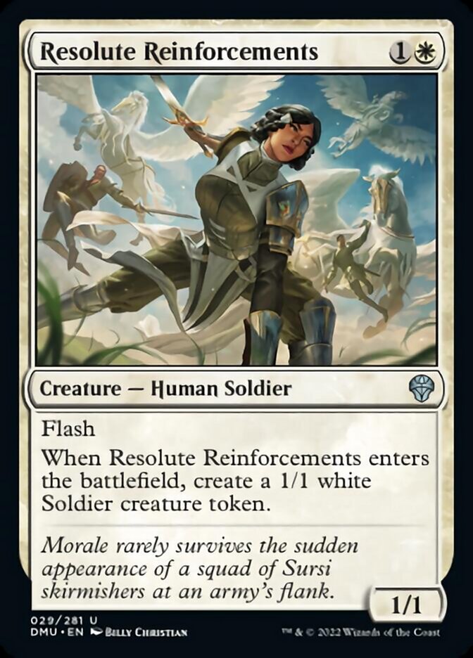 Resolute Reinforcements [Dominaria United] | Black Swamp Games