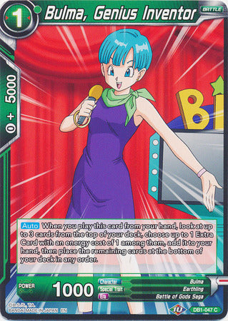 Bulma, Genius Inventor (DB1-047) [Dragon Brawl] | Black Swamp Games