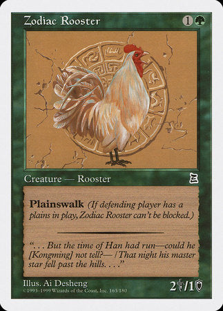 Zodiac Rooster [Portal Three Kingdoms] | Black Swamp Games