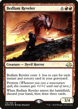 Bedlam Reveler [Eldritch Moon Promos] | Black Swamp Games