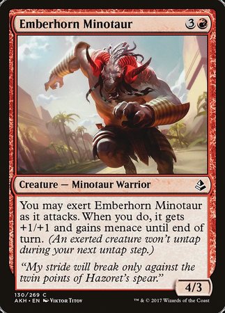 Emberhorn Minotaur [Amonkhet] | Black Swamp Games