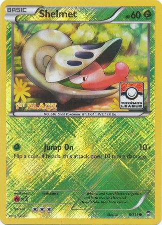 Shelmet (8/111) (League Promo 1st Place) [XY: Furious Fists] | Black Swamp Games