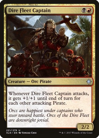 Dire Fleet Captain [Ixalan] | Black Swamp Games