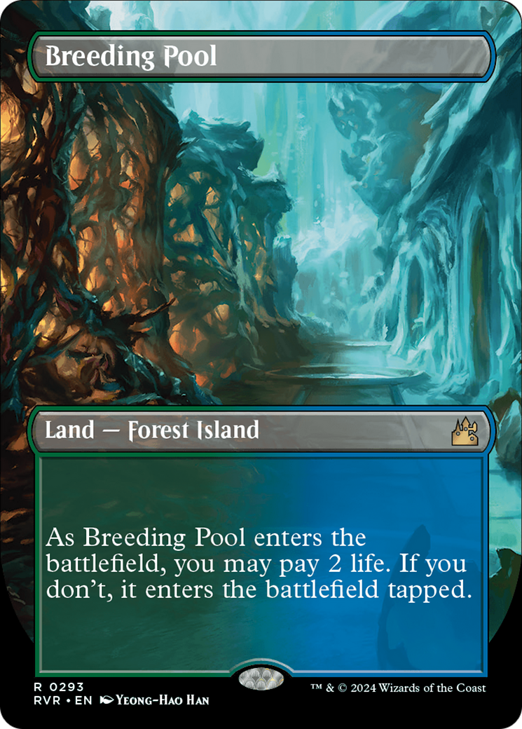 Breeding Pool (Borderless) [Ravnica Remastered] | Black Swamp Games