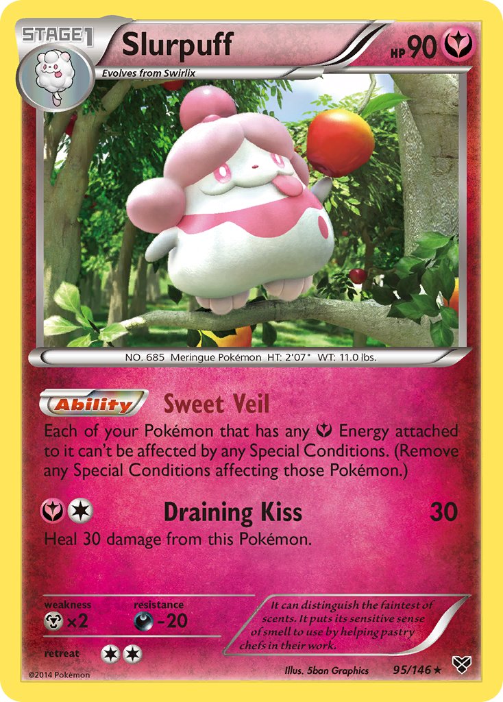 Slurpuff (95/146) (Theme Deck Exclusive) [XY: Base Set] | Black Swamp Games