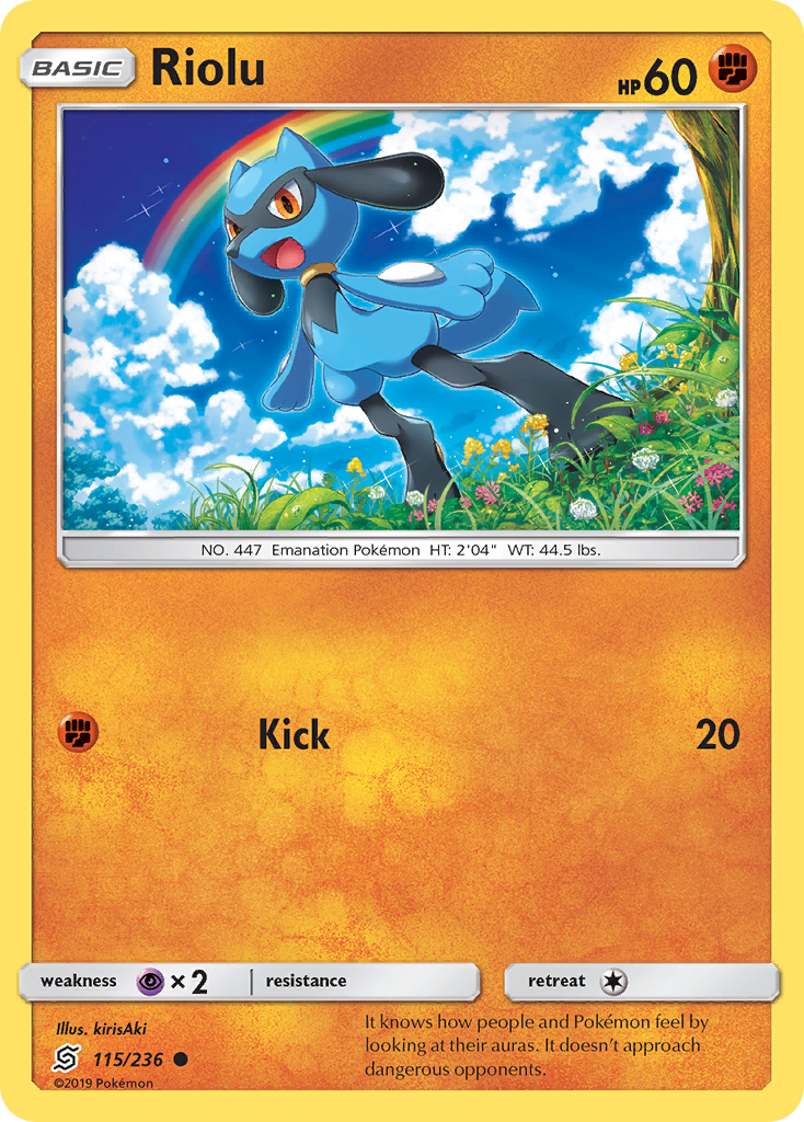 Riolu (115/236) [Sun & Moon: Unified Minds] | Black Swamp Games
