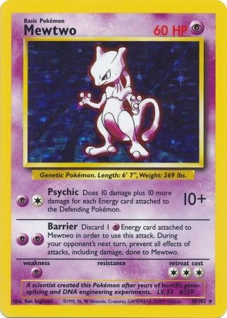 Mewtwo (10/102) [Base Set Unlimited] | Black Swamp Games