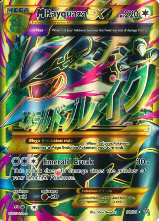 M Rayquaza EX (98/98) (Jumbo Card) [XY: Ancient Origins] | Black Swamp Games