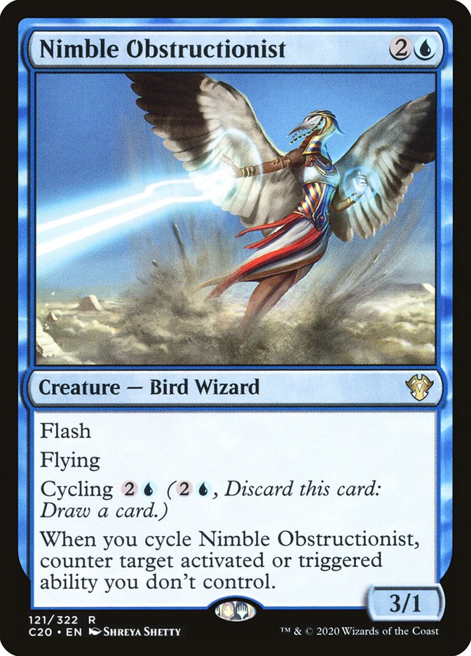 Nimble Obstructionist [Commander 2020] | Black Swamp Games