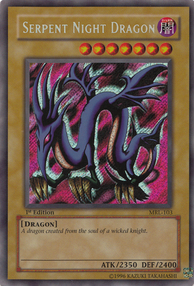 Serpent Night Dragon [MRL-103] Secret Rare | Black Swamp Games