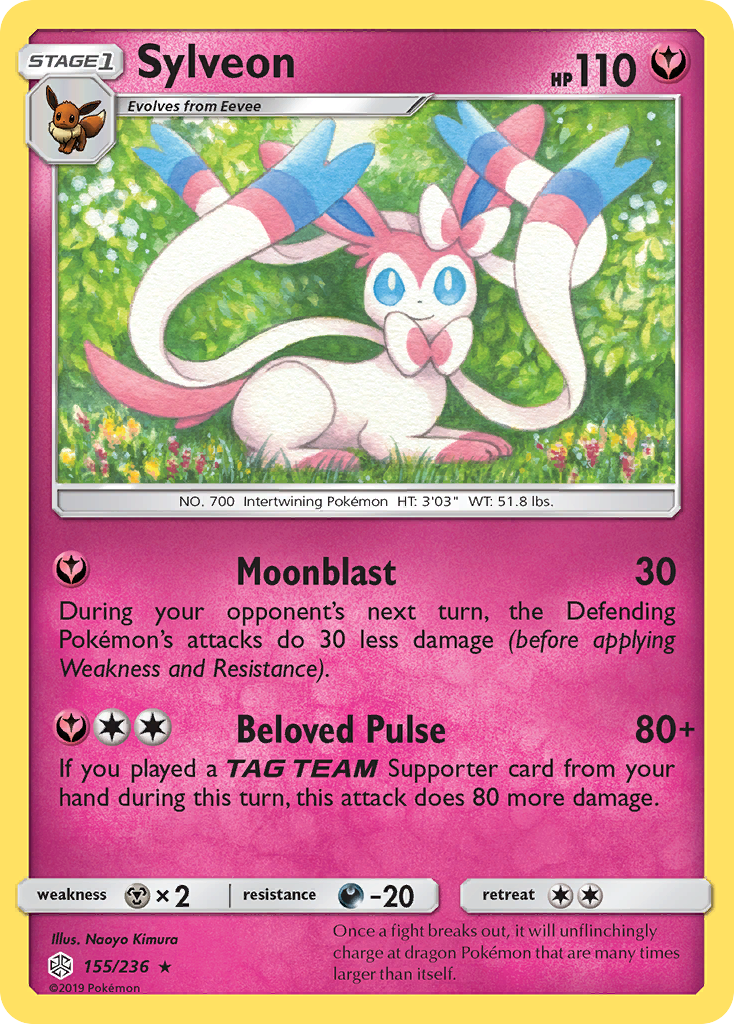 Sylveon (155/236) [Sun & Moon: Cosmic Eclipse] | Black Swamp Games