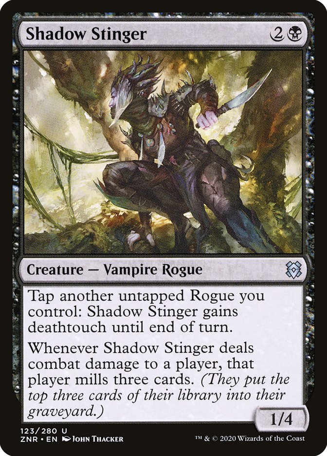 Shadow Stinger [Zendikar Rising] | Black Swamp Games