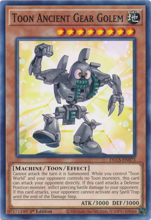 Toon Ancient Gear Golem [DLCS-EN073] Common | Black Swamp Games