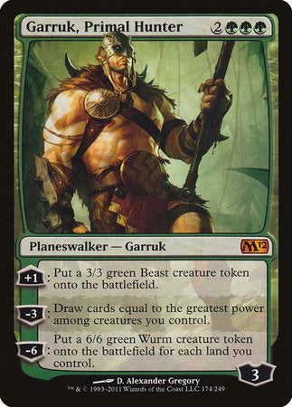 Garruk, Primal Hunter [Magic 2012] | Black Swamp Games