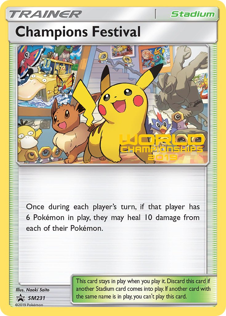 Champions Festival (SM231) (Top Sixteen 2019) [Sun & Moon: Black Star Promos] | Black Swamp Games