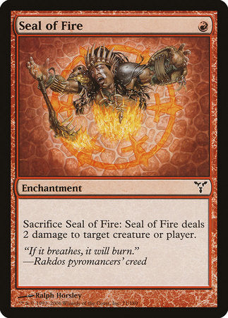 Seal of Fire [Dissension] | Black Swamp Games