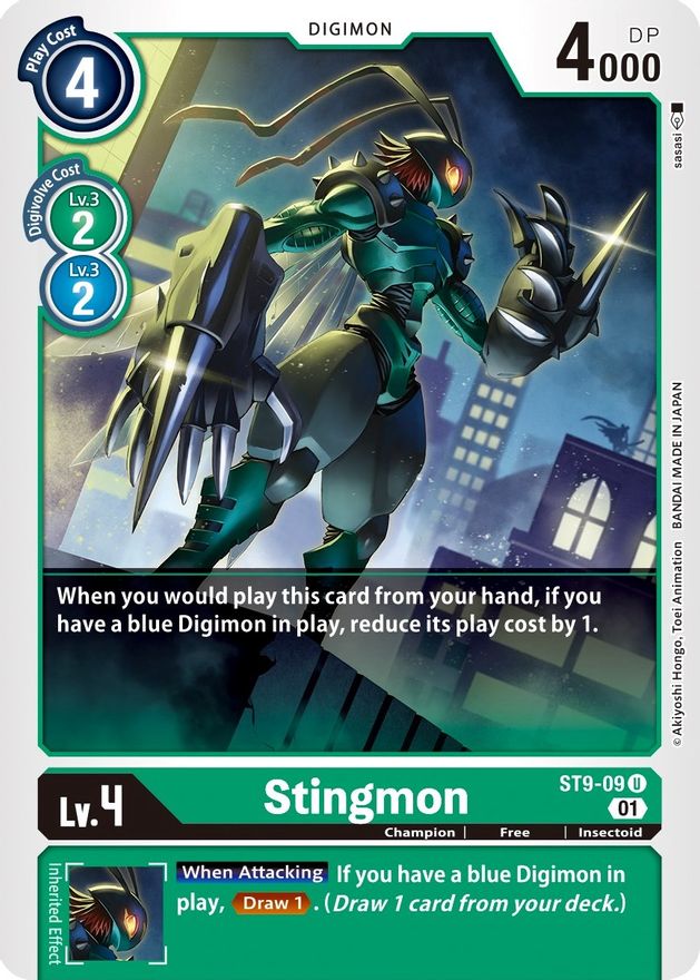 Stingmon [ST9-09] [Starter Deck: Ultimate Ancient Dragon] | Black Swamp Games