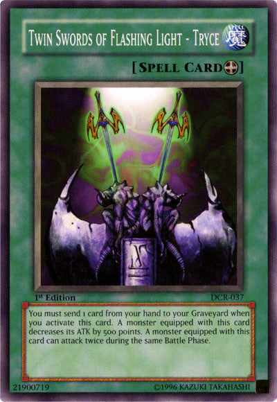 Twin Swords of Flashing Light - Tryce [DCR-037] Common | Black Swamp Games