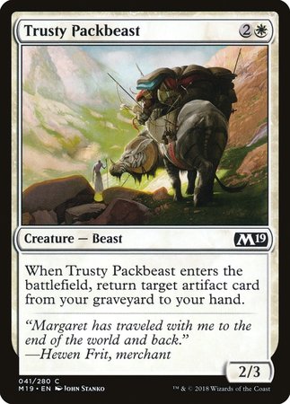 Trusty Packbeast [Core Set 2019] | Black Swamp Games