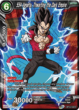 SS4 Vegeta, Thwarting the Dark Empire (Rare) [BT13-130] | Black Swamp Games