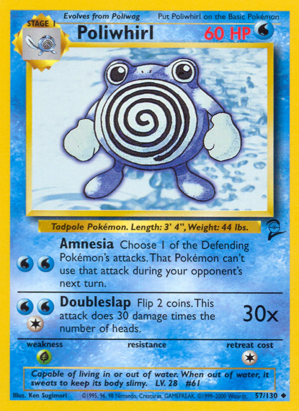 Poliwhirl (57/130) [Base Set 2] | Black Swamp Games