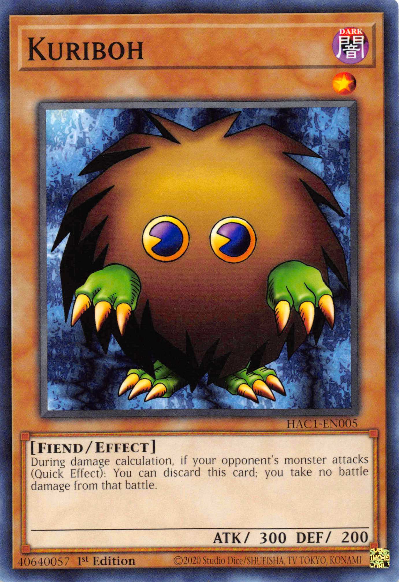 Kuriboh [HAC1-EN005] Common | Black Swamp Games