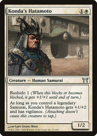 Konda's Hatamoto [Champions of Kamigawa] | Black Swamp Games