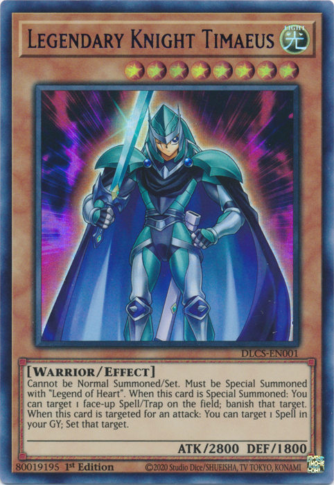 Legendary Knight Timaeus (Blue) [DLCS-EN001] Ultra Rare | Black Swamp Games