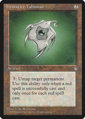 Hematite Talisman [Ice Age] | Black Swamp Games