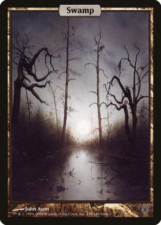 Swamp - Full Art [Unhinged] | Black Swamp Games