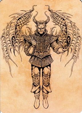 Raphael, Fiendish Savior Art Card (75) [Commander Legends: Battle for Baldur's Gate Art Series] | Black Swamp Games