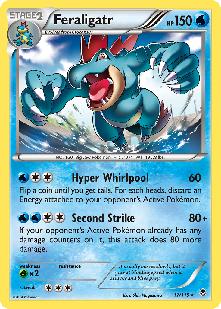 Feraligatr (17/119) [XY: Phantom Forces] | Black Swamp Games