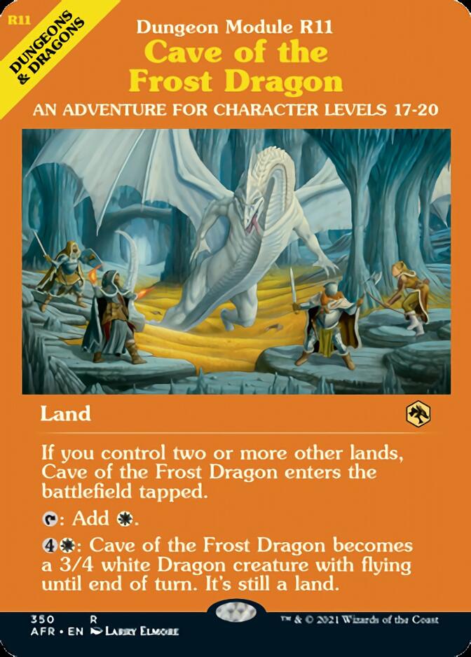 Cave of the Frost Dragon (Dungeon Module) [Dungeons & Dragons: Adventures in the Forgotten Realms] | Black Swamp Games