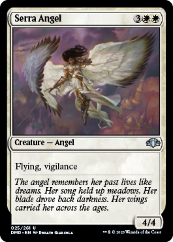 Serra Angel [Dominaria Remastered] | Black Swamp Games