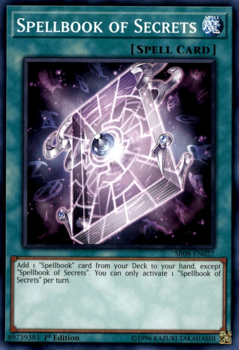 Spellbook of Secrets [SR08-EN027] Common | Black Swamp Games
