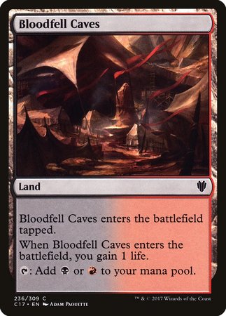 Bloodfell Caves [Commander 2017] | Black Swamp Games