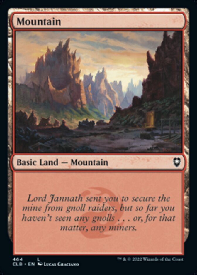 Mountain (464) [Commander Legends: Battle for Baldur's Gate] | Black Swamp Games