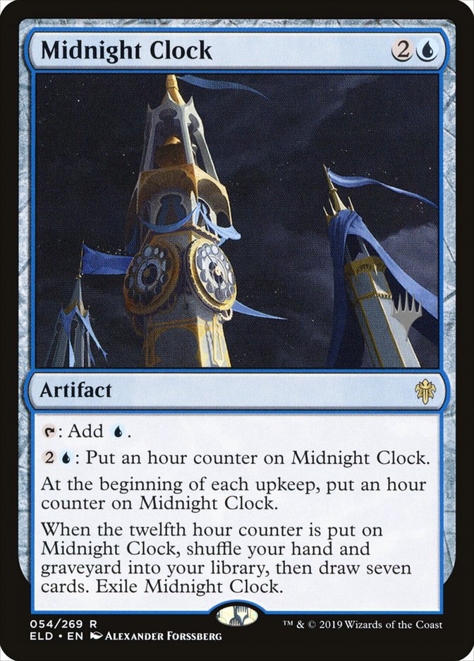 Midnight Clock (Promo Pack) [Throne of Eldraine Promos] | Black Swamp Games