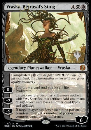 Vraska, Betrayal's Sting (Promo Pack) [Phyrexia: All Will Be One Promos] | Black Swamp Games