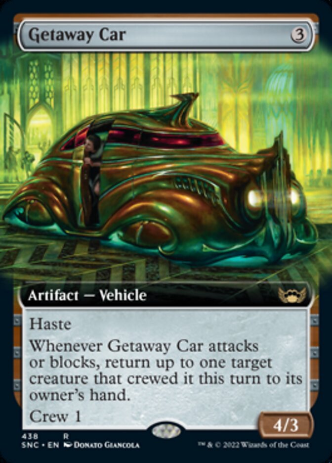 Getaway Car (Extended Art) [Streets of New Capenna] | Black Swamp Games