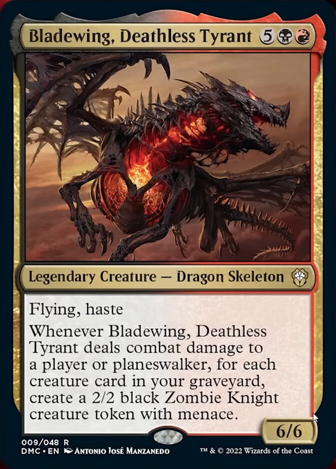 Bladewing, Deathless Tyrant [Dominaria United Commander] | Black Swamp Games