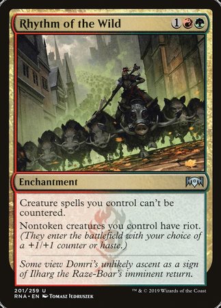 Rhythm of the Wild [Ravnica Allegiance] | Black Swamp Games